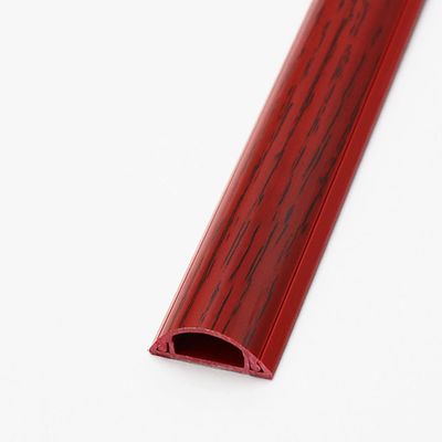 BYZOM Floor Cable Protector, Semi-Circle Floor Cable Cover, Self Adhesive Floor Cable Cover, Wood Grain Color, Perfect for Office, Home, Workshop, Warehouse, Concert, 1m Length (Color : 5, Size : D)