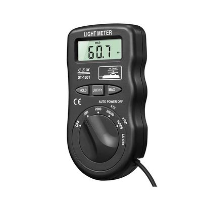 Portable Light Meter, High-Precision Brightness Meter Illuminometer