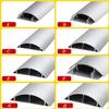 BYZOM 1m Floor Cable Cover, Aluminum Alloy Floor Cable Cover, Floor Cable Protector, Cable Channel to Protect Wires and Prevent Cable Trips for Office, Home (Size : C) view 3