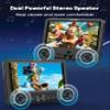 Car DVD Player Dual Screen, FANGOR 7.5 Inch DVD Player for Car Play The Same or Two Different Movies with Headrest Straps, Support Last Memory, AV Out/in, USB/SD Card, All Regions view 4