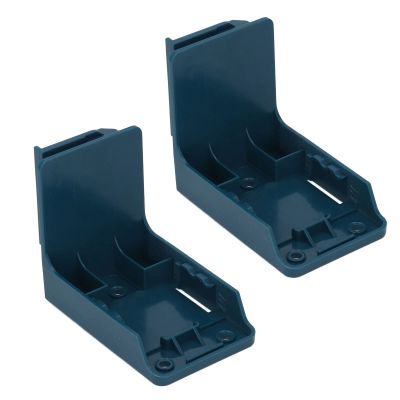 Battery Holder, 2PCS ABS Dual Purpose Organizer Case Burr Free Housing Wall Mounted Container Power Tool Battery Storage Rack