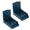 Battery Holder, 2PCS ABS Dual Purpose Organizer Case Burr Free Housing Wall Mounted Container Power Tool Battery Storage Rack view 1