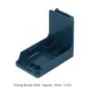 Battery Holder, 2PCS ABS Dual Purpose Organizer Case Burr Free Housing Wall Mounted Container Power Tool Battery Storage Rack view 4