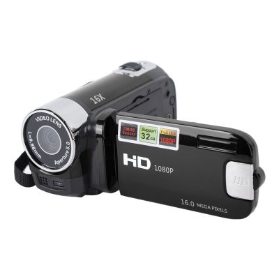 FOSA 1080P HD Camera Camcorder, 16MP DV Camera 16x Digital Zoom Video Camera, 2.7in TFT Rotatable Screen, Built in Speakers, USB (Black)