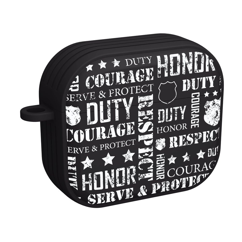 AFFINITY BANDS Law Enforcement HDX Case Cover Compatible with Apple AirPods Gen 3 (Serve & Protect)