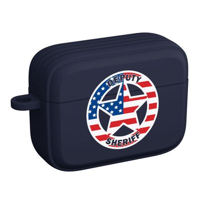 AFFINITY BANDS Law Enforcement HDX Case Cover Compatible with Apple AirPods Pro 1 & 2 (Deputy Sheriff Badge)