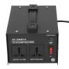 500 Watt Voltage Converter Transformer, 50HZ/60HZ Step Up/Down Transformer AC 110V/120V/220V/240V Power Converter 2 Universal Sockets CE Certified (US Plug) view 1