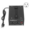 500 Watt Voltage Converter Transformer, 50HZ/60HZ Step Up/Down Transformer AC 110V/120V/220V/240V Power Converter 2 Universal Sockets CE Certified (US Plug) view 2