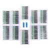 100Pcs Embedded Optic Fiber Connector with Matched Tools, Optic Fiber Quick Connector SC/APC Quick Fast Cold Connector Connection Adapter for FTTH SC/APC SM Fast Connector view 2