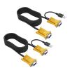 1pcs 8 Port IP KVM Console+ 2Pack 10ft VGA KVM Cables view 3