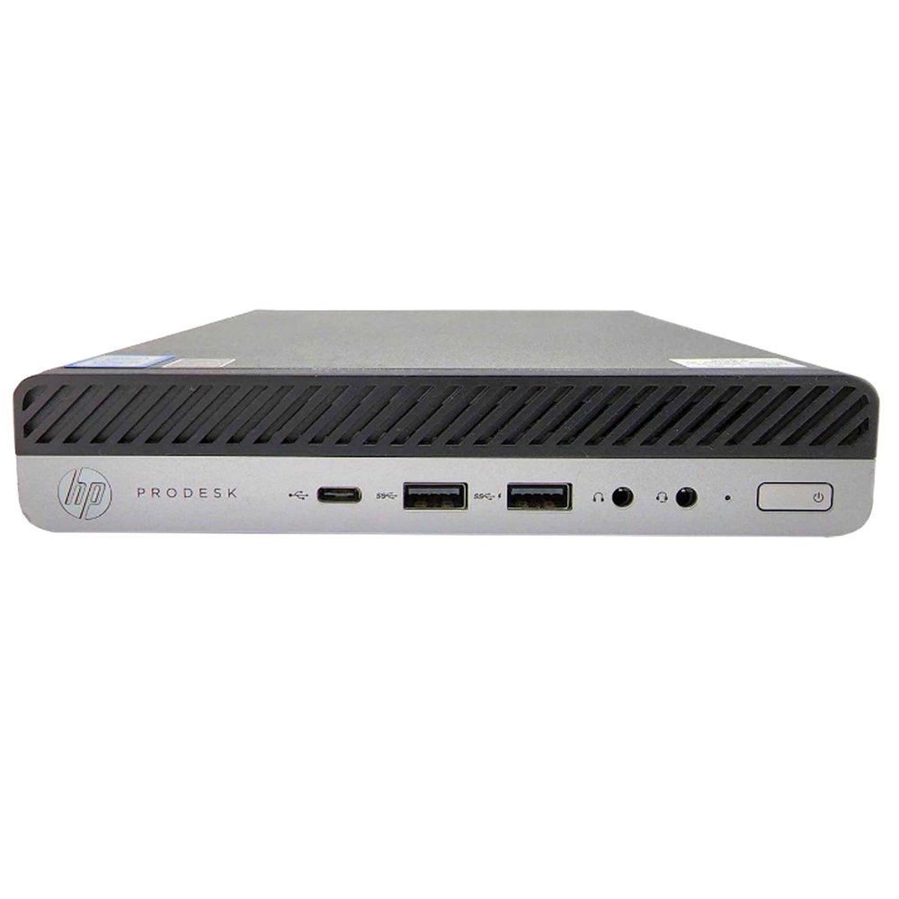 HP ProDesk 600G4 Micro Desktop Computer | Hexa Core Intel i5 (2.3) | 32GB DDR4 RAM | 1TB SSD Solid State | Windows 11 Professional | Home or Office PC (Renewed)