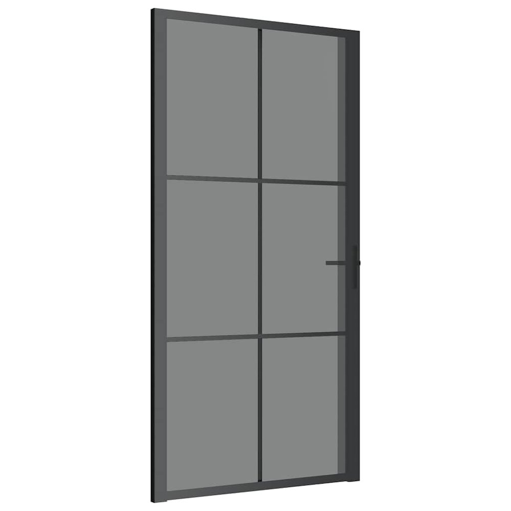 vidaXL Glass Door 40.35 x 79.33 in Aluminium