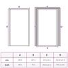 vidaXL Glass Door 40.35 x 79.33 in Aluminium view 4