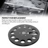 1/4 7 Inch Empty Tape Reel, 11 Holes Universal Aluminum Alloy Open Reel Sound Tape Empty Reel, Tape Takeup Reel to Reel for Nab (Black) view 4