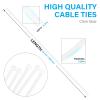 Long White Zip Ties 36 inch Heavy Duty, Premium Large Zip Ties 36 inch Cable Ties with 175 lbs Thick Zipties for HVAC Outdoor use, 12 PCS view 3