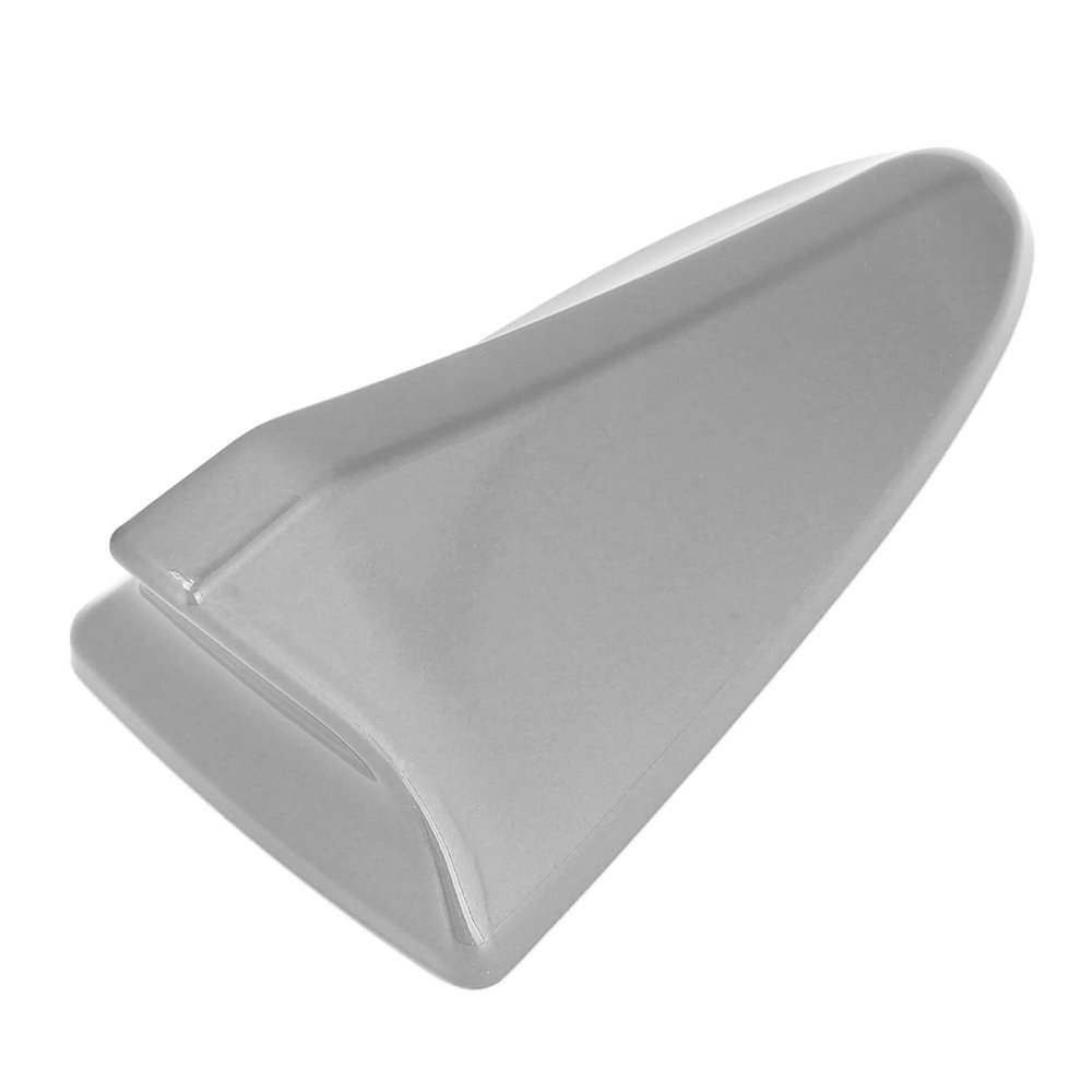 Car Shark Fin Antenna,Shark Fin Cover,Shark Fin Roof Antenna Cover 96219 D5000EBQK Roof Antenna Aerial Shell Replacement for Sedan Red(Silver)