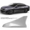 Car Shark Fin Antenna,Shark Fin Cover,Shark Fin Roof Antenna Cover 96219 D5000EBQK Roof Antenna Aerial Shell Replacement for Sedan Red(Silver) view 3
