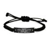 Best Computer Systems Analyst in Galaxy Rope Bracelet Computer Systems Analyst Gifts for Coworker Computer Systems Analyst Bracelet Motivational Gifts,Computer Systems Analyst Funny Birthday view 1