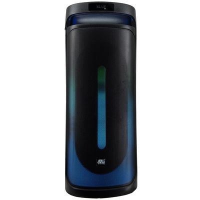 ATG Audio HiFi Bluetooth Party Speaker  120W Peak, Dual 6.5 Woofers + Horn Tweeter, Multicolor RGB Lighting, Remote & Rechargeable - FYREPRO660