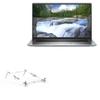 BoxWave Stand and Mount Compatible with Dell Latitude 9520 - Pocket Aluminum Stand 3-in-1, Portable Multi Angle Viewing Riser - Metallic Silver view 1