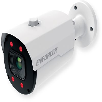 Seco-Larm EV-N1506-NW4WQ Enforcer Motorized Bullet Camera; 1/2.7" 5MP CMOS Sensor; 2880x1620 Max Resolution; 30FPS at 5MP; Triple Stream Encoding; ICR Sensitivity Adjustment; 3DNR; WDR