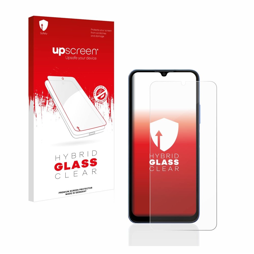 upscreen Screen Protector Film compatible with HTC Wildfire E3 lite - 9H Glass Protection, Extreme Scratch Resistant