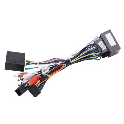 Radio Stereo Wiring Harness Adapter,Audio Wiring Harness with CAN Bus Box 16Pin Replacement for Cruze