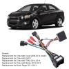 Radio Stereo Wiring Harness Adapter,Audio Wiring Harness with CAN Bus Box 16Pin Replacement for Cruze view 2