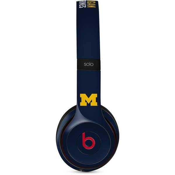 Skinit Decal Audio Skin Compatible with Beats Solo 3 Wireless - Officially Licensed University of Michigan Wolverines M Design