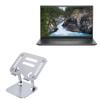 BoxWave Stand and Mount Compatible with Dell Vostro 15 (3510) - Executive VersaView Laptop Stand, Ergonomic Adjustable Viewing Angle Metallic Riser - Metallic Silver view 1