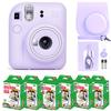 Fujifilm Instax Mini 12 Instant Camera Lilac Purple and Fuji Film Value Pack (60 Sheets) Bundle with Sturdy Tiger Accessories, Carrying Case, Photo Album 64 Pockets. view 1