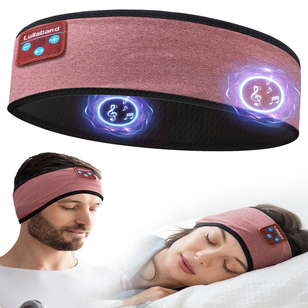 Lullaband Bluetooth Headphones - Ultra-Long Play Time Sleeping Headphones, Birthday Father Mother Valentine's Day Gifts for Women Men