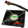 Zyvpee 8cm KA8025-3900D24B 24V 80mm 3.84W 2Wire Ball Bearing Car Cooling Fan 80x80x25mm view 1