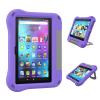 All-New H D 8 Case, Tablet 8 Case for Kids(12th Generation, 2022 Release/10th Generation, 2020 Release) -Auorld Lightweight Shockproof Case with Handle for All-New 8 inch Tablet -Purple view 1