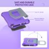 All-New H D 8 Case, Tablet 8 Case for Kids(12th Generation, 2022 Release/10th Generation, 2020 Release) -Auorld Lightweight Shockproof Case with Handle for All-New 8 inch Tablet -Purple view 4