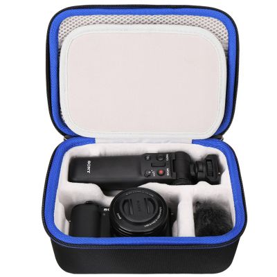 Mchoi Travel Case for Sony Alpha ZV-E10 / ZV-1 / ZV-1F / ZV-1 II Vlog Camera, Protective Case Fits Vlogger Accessory Kit, Tripod and Microphone