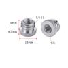Aluminum Alloy Screw Adapter for Camera Tripod 1/4'' Female to 5/8" Male, 3/8 Female to 5/8 Male view 3