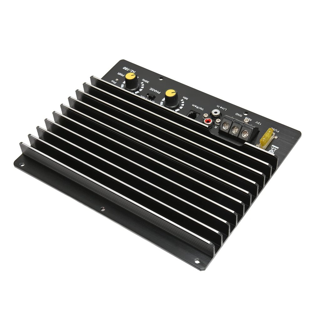 Car Amplifier Board, 1000W High Power Amplifier Board, Aluminum Alloy Bass Subwoofer Board for Car Speaker 12V and