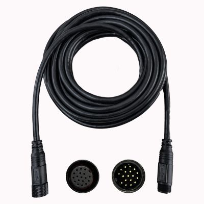 18 Pin Extension Cable Cord for Monitor Display of Backup Camera System Rear Side View Reverse Camera Car Video Extension Wire AV Extension Cable for RV Trailer Camper Truck Bus (5m/16.4ft)
