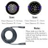18 Pin Extension Cable Cord for Monitor Display of Backup Camera System Rear Side View Reverse Camera Car Video Extension Wire AV Extension Cable for RV Trailer Camper Truck Bus (5m/16.4ft) view 3