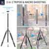 INNOREL RT45A Professional Camera Tripod 6061 Aluminum Alloy Travel Compact Portable Photographic Tripod Monopod for DSLR Camera Camcorder Camera Stand 62in/157cm Tall, Load 33lb/15kg(Only Tripod) view 3