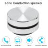 ASHATA Bluetooth Bone Conduction Speaker, Stereo Magnetic Portable Mini Speaker, DIY Sound Experience Such as Luggage, Guitars, Wooden Tables (Silver) view 2