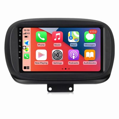 1280x720 9" IPS Touch Screen Android Car Stereo for Fiat 500X 2014-2020 Car Radio Built-in Car-Play Android Auto GPS Navigation Dash Kit,SWC,DSP,Split Screen