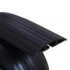 10ft Floor Cable Cover Heavy Duty PVC Cord Cover Wire Cover to Prevent Trip Hazard for Home Office or Outdoor(10ft, Black) view 1