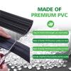 10ft Floor Cable Cover Heavy Duty PVC Cord Cover Wire Cover to Prevent Trip Hazard for Home Office or Outdoor(10ft, Black) view 4