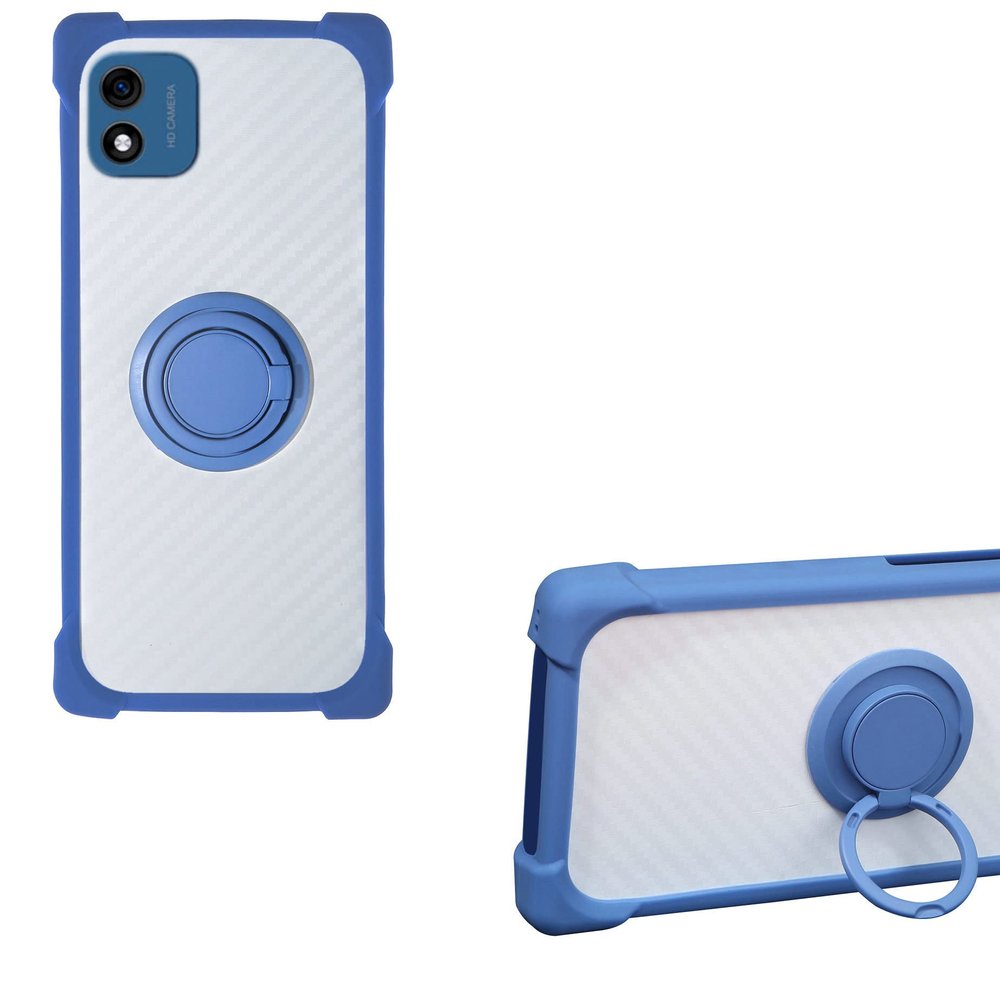 Case for Hyundai E506 Case Compatible with Hyundai E506 Phone Case PC backplane + Silicone Soft Frame Cover [360 Metal Ring, Magnetic Car Mount] CSKB-LAN