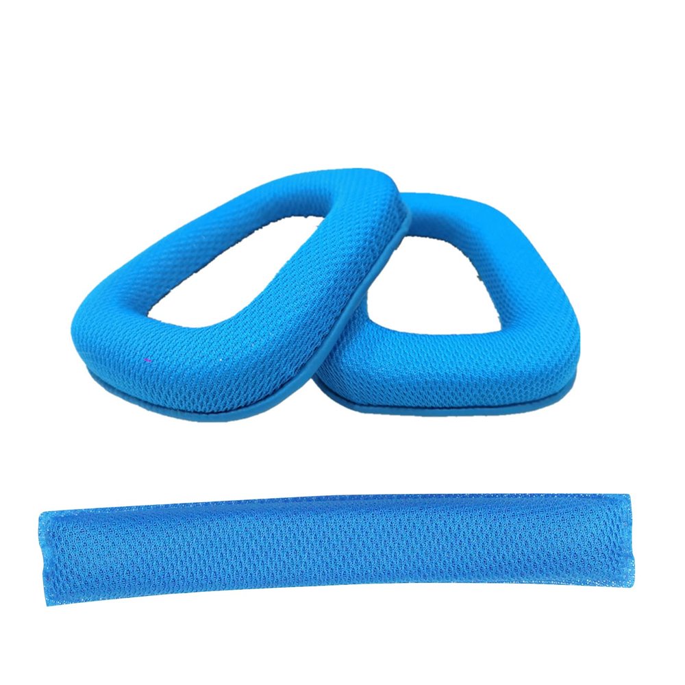 Replacement Headphones Earpads and Headband Cushion Repair Parts for Logitech (G930 G430 F450) Headset