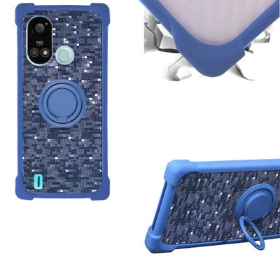 Case for vimoq a49 Play a631ls Case Compatible with vimoq a49 Play a631ls Phone Case PC backplane + Silicone Soft Frame Cover [360 Metal Ring, Magnetic Car Mount] TZZH-LAN