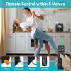 MICOCIOUS CD Player Bluetooth Desktop CD Player with Speakers for Home Portable Music CD Players with RC, LED Display, FM Radio, Timer, Support Headphone/USB/TF/AUX Playback view 3