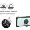 Case for Aligator S6500 Duo Crystal Case Compatible with Aligator S6500 Duo Crystal Phone Case PC backplane + Silicone Soft Frame Cover [360 Metal Ring, Magnetic Car Mount] CSKB-LV view 3